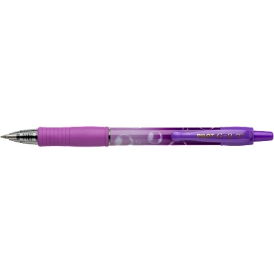 Pilot Bubble G2 2025 0, 7 мм лилава ролкова топка със синьо мастило BLG27TRB-PUG-L (BLG27TRB-PUG-L)