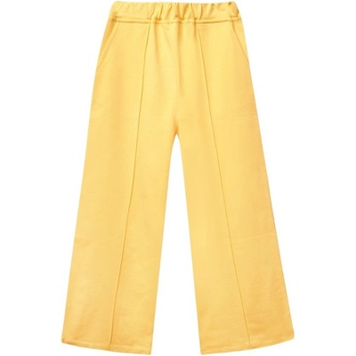 Winkiki Kids Wear Basic dívčí tepláky žlutá
