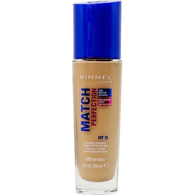 Rimmel Match Perfection Foundation 30 ml make-up 200 Soft Beige