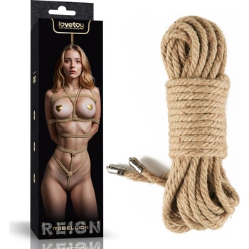Lovetoy Rebellion Reign Rustic Hemp Bondage Rope 10m
