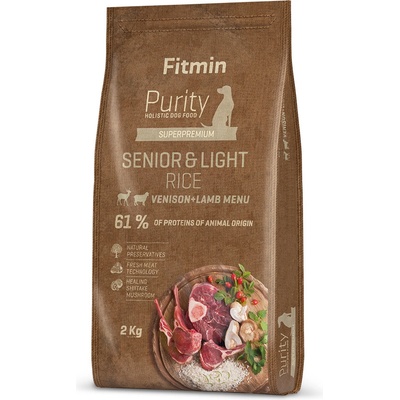 Fitmin Purity Rice Senior & Light Venison & Lamb 2 kg