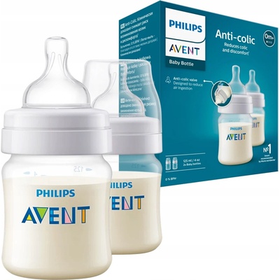 Philips Avent dojčenská fľaša anti colic SCY100/021 2 x 125 ml