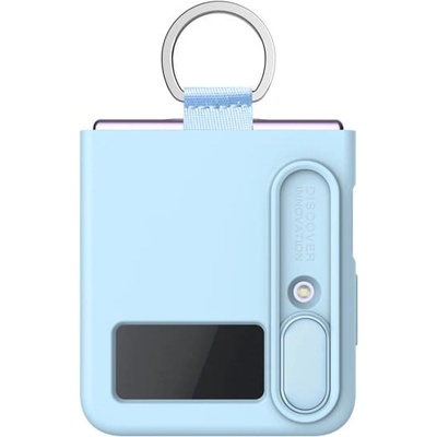 Nillkin Силиконов калъф CamShield Silky за Samsung Galaxy Z Flip 4, 5G, син - Nillkin