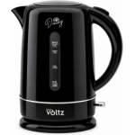 Voltz Oliver Voltz Daisy, OV51230W, 2200 W, 1, 7 литра, Стоманен нагревателен елемент, Пластмаса, Черен, Електрическа кана (5OV51230WB)