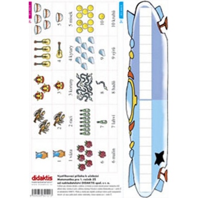 Vystřihovací příloha k učebnici matematiky 1.roč.ZŠ