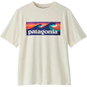 Patagonia Детска плажна тениска от ликра Patagonia Kid's Cap SW T-Shirt Sport shirt - Boardshort Logo: White - размер XS (704-4466-0711)