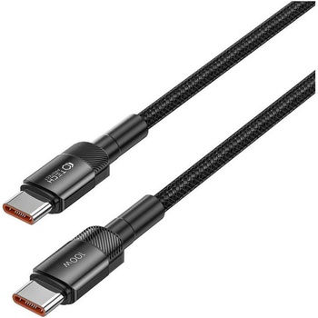 Tech-Protect Кабел Tech-Protect THP2595, от USB C(м) към USB C(м), 2m, 100W, черен (THP2595)