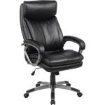 Office Express ДИРЕКТОРСКИ СТОЛ harold ЕКО КОЖА ЧЕРЕН