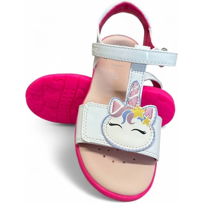 Geox J Sandal JoyFoot Girl Bílá