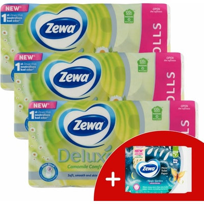 Zewa Deluxe Harmanček 3-vrstvový 16 ks