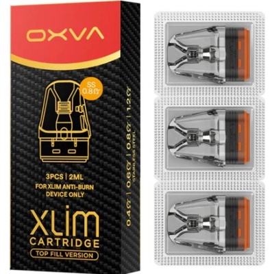 OXVA Xlim Top Fill SS cartridge 0,8 ohm 2ml 3Pack