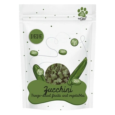 PAKA ZWIERZAKA PEPE Freeze dried lyofilizovaná zelenina cuketa pre psov 20 g