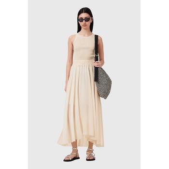 AllSaints Рокля AllSaints ZENIA в бежово среднодълга разкроена W188DC (W188DC)