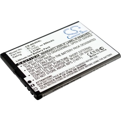 Cameron Sino Батерия за Nokia N97Mini, E5, E7/ BLU Hero 2 и други, капацитет 950 mAh, Li-Ion, (екв. BL-4D) (CS-NK4DSL)