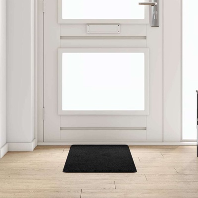 vidaXL Килим пътека Черно 50 x 100 cm 100% Полипропиленов Тапициран (42011399)