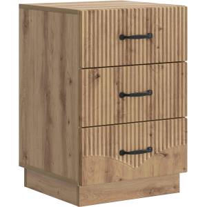 vidaXL Нощен шкаф Дъб артизан 43 x 41 x 63, 5 см Инженерна дървесина (895254)