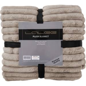 Lalee Одеяло Plush Blanket PLB 500, 150x200, таупе (PLB500TAU150200)
