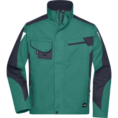 James & Nicholson | JN 821 Pracovná bunda Strong_02.0821 dark green black