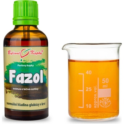 Bylinné kapky Fazuľa bylinné kvapky tinktúra 50 ml