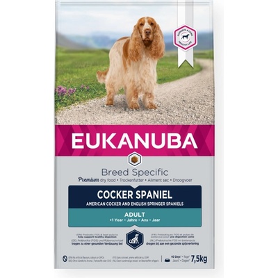 Eukanuba Breed Specific Cocker Spaniel Adult Chicken 7,5 kg