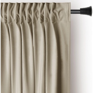 Restilo Кафяво/бежово затъмняващо перде 140x270 cm Pleat - Restilo (120019664)