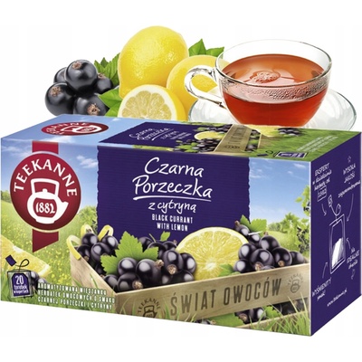 Teekanne WOF Black currant with lemon 20 x 2,5 g