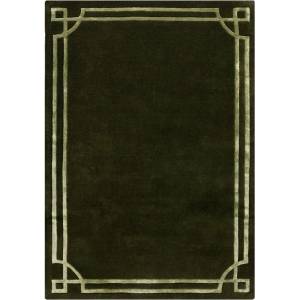Flair Rugs Тъмнозелен ръчно изработен вълнен килим 200x290 cm Gatsby - Flair Rugs (503119380078)