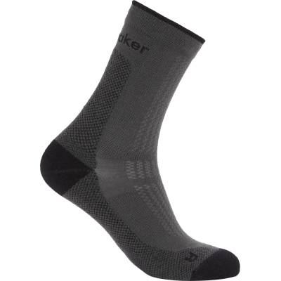 Icebreaker Дамски туристически чорапи Icebreaker Women's Merino Hike+ Ultralight Quarter Walking socks - Obsidian / Black - размер 35-37 (EU) (201-9240-0111)