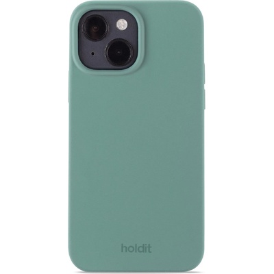 Holdit Гръб Holdit Silicone Case за iPhone 14/13 - Зелен