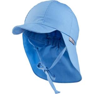 Sterntaler Детска шапка с козирка Sterntaler Kids' Peaked Cap with Neck Flap Cap - Samtblau - размер 49 cm (904-3659-0514)