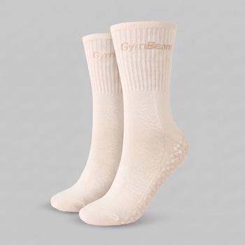 GymBeam Чорапи за пилатес Beige S