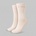 GymBeam Чорапи за пилатес Beige S