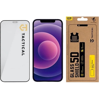 Tactical iPhone 12 mini TACTICAL GLASS SHIELD 5D протектор за екран стъкло 5D, 9H, BLACK 2454060 (2454060)