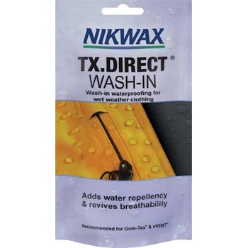 Nikwax Водоустойчив перилен препарат за дрехи TX. Direct Wash-In Sachet 100ml (252P01)