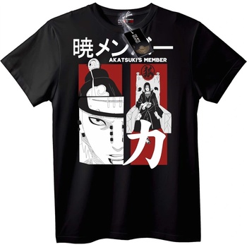 NOONEBRAND Тениска Член на Akatsuki Anime - M, White