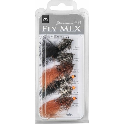 Mikado Sada Umelých Mušiek Stremers Woolly Bugger Barbed 6 ks