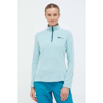 Jack Wolfskin Спортен суичър Jack Wolfskin Taunus в тюркоазено с изчистен дизайн 1709532 (1709532)