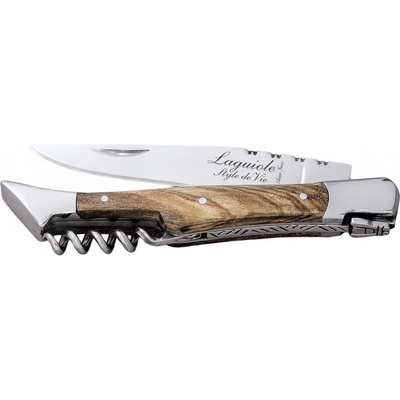 Laguiole Style de Vie LAGUIOLE Luxury - kapesní nůž s vývrtkou, rukojeť olivové dřevo