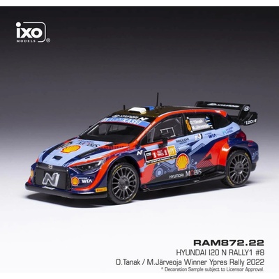 IXO Hyundai i20 N Rally1 Ypres Rally 2022 8 TänakJärveoja 1:43