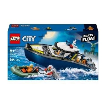 LEGO® Constructor LEGO® City Police Boat Chase 60456, 264 pcs