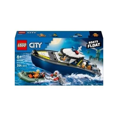 LEGO® Constructor LEGO® City Police Boat Chase 60456, 264 pcs