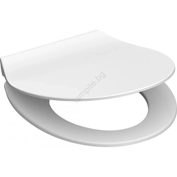 SCHÜTTE 82700 - Тоалетна седалка SLIM WHITE с SoftClose от дуропласт (CH0026)