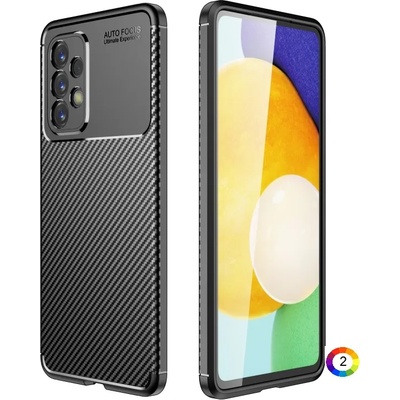 Samsung Galaxy A53 5G Удароустойчив Carbon Fiber Калъф и Протектор