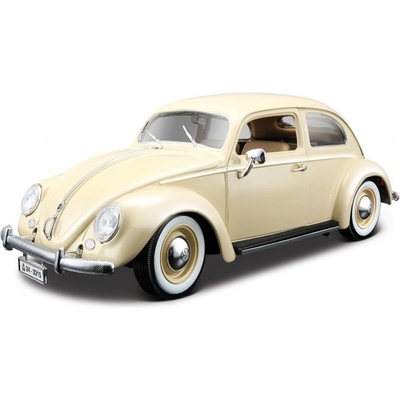 Bburago Volkswagen Käfer Beetle rok výroby 1955 Gold 1:18