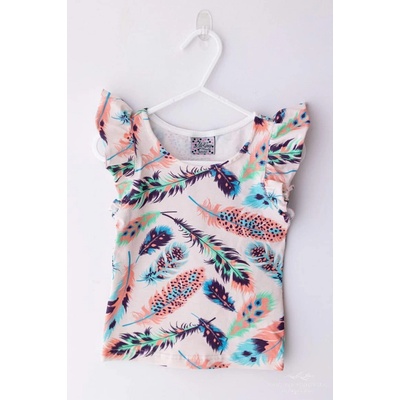 Lily Grey top s volánkem Pírka