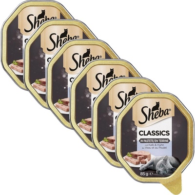 Sheba Classics телешко и пилешко 6 x 85 г