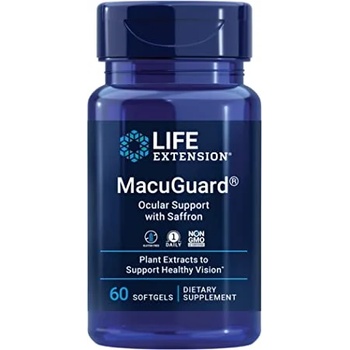 Life Extension MacuGuard Ocular Support with Saffron, подкрепа за очите, 60 капсули