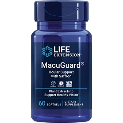 Life Extension MacuGuard Ocular Support with Saffron, подкрепа за очите, 60 капсули