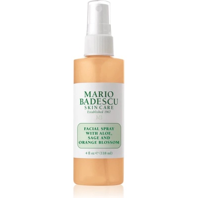 Mario Badescu Facial Spray with Aloe, Sage and Orange Blossom енергизираща хидратираща мъгла за лице 118ml