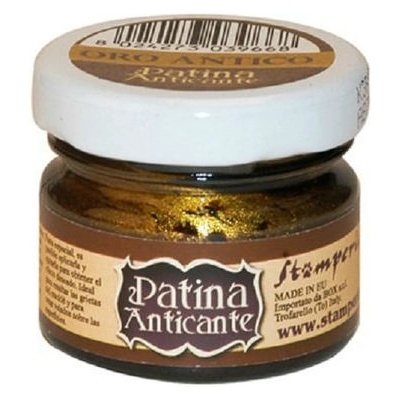 Stamperia Patina Anticante zlatá vintage 20ml – Zboží Mobilmania